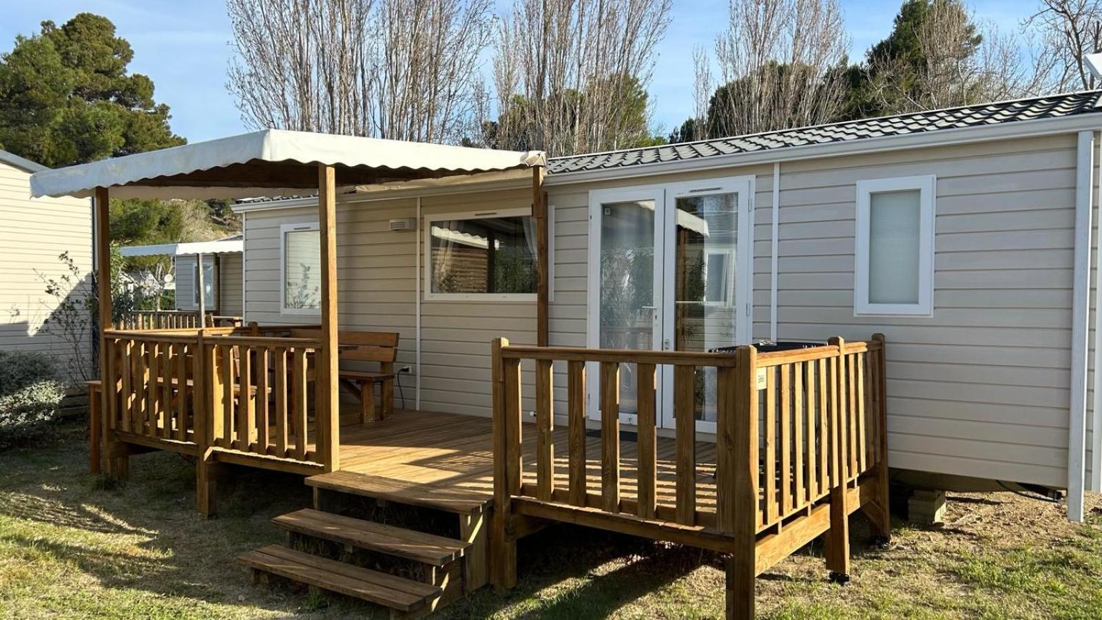 Mobil-Home - Narbonne-Plage - Clim, Tv Zewnętrze zdjęcie